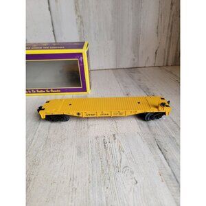 Rail King mt-7603 MTH Santa Fe Flat Car 3- Rail king electric train cart train